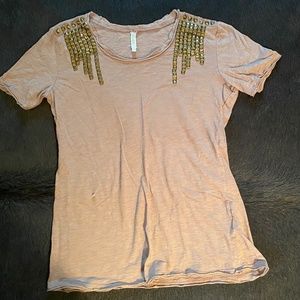 Sexy Tee, Size L - Tan